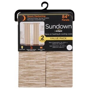 Eclipse Sundown Room Darkening Honesdale Curtains 84 In Family