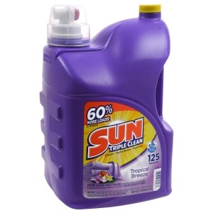Sun Triple Clean Tropical Breeze Laundry Detergent 188 Oz