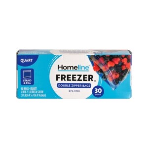 Download View Homeline Freezer Quart Double Zipper Yellowimages Mockups