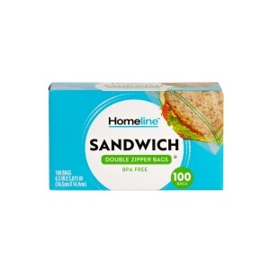 Download View Homeline Sandwich Zipper Bags, 100 Yellowimages Mockups