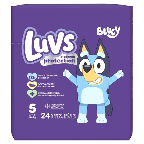 Luvs Size 5 Baby Diapers 25 Ct Family Dollar