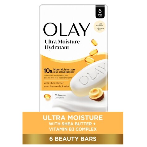 olay ultra moisture with shea butter bar soap