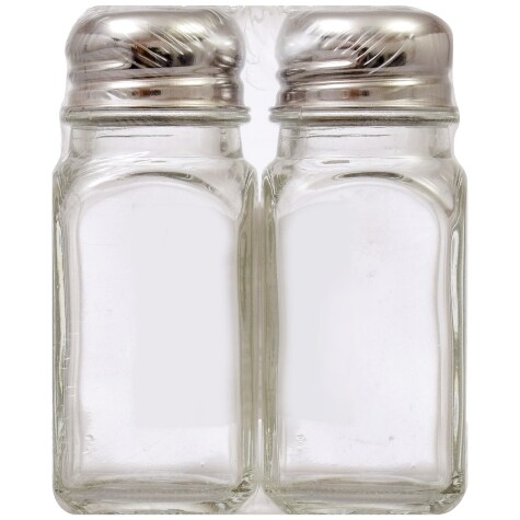 Clear Glass Salt & Pepper Shakers | Family Dollar