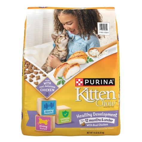 Purina Kitten Chow Dry Kitten Food, Nurture Muscle + Brain Development