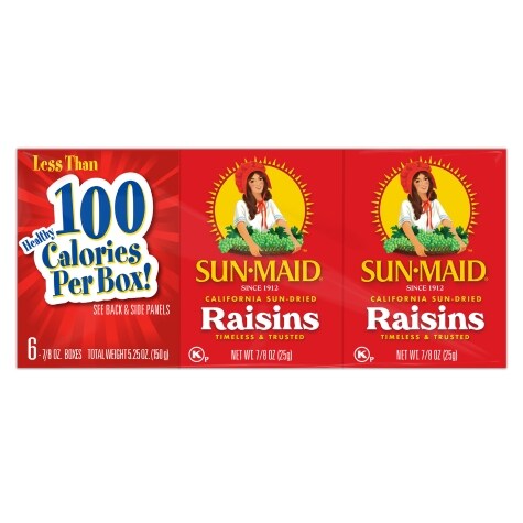 Sun Maid Raisins Snack Boxes 6 Ct Family Dollar