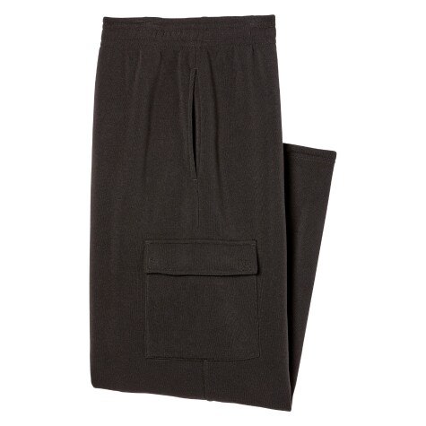 mens black cargo sweatpants