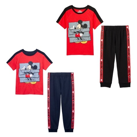 disney mickey mouse jogger set