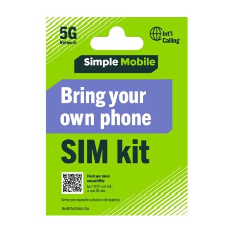 Simple Mobile Bring Your Own Phone SIM Kit, 1 ct.