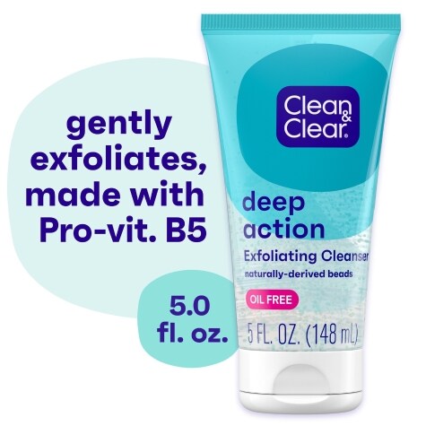 Clean & Clear Deep Action Exfoliating Scrub, 5 oz.