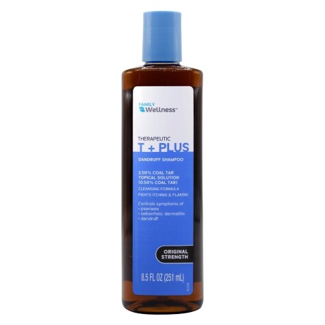Family Wellness Therapeutic T-Plus Anti-Dandruff Shampoo, 8.5 oz ...