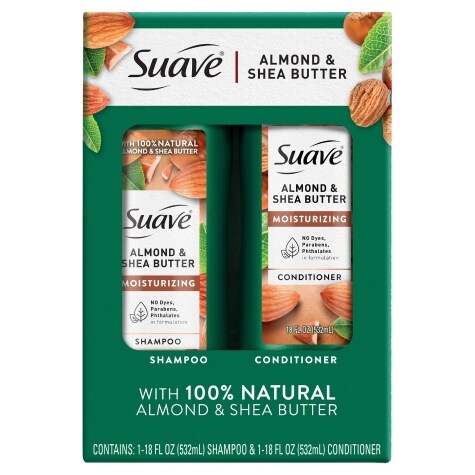 Suave Professionals Almond Shea Butter Shampoo Conditioner Pack 2 Ct Family Dollar