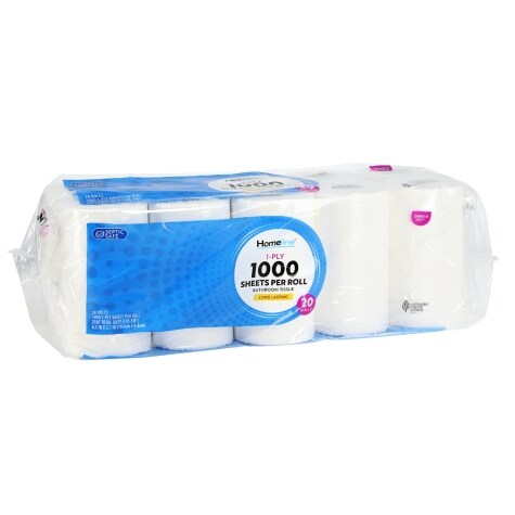 Homeline 1000 Bath Tissue, 20 ct.
