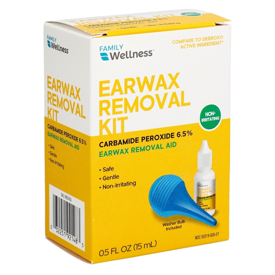 Family Wellness Ear Wax Removal Kit, 0.5 oz. Family Dollar
