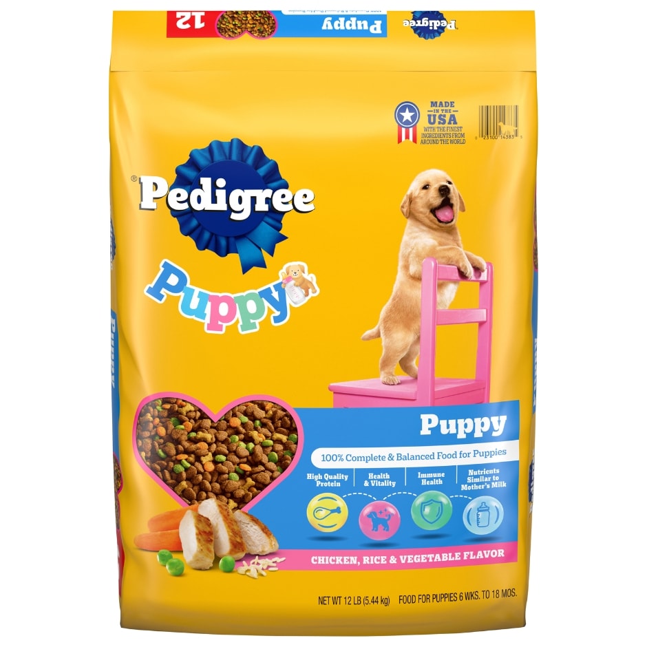 Pedigree Puppy Growth & Protection Chicken & Vegetable Puppy Food, 11