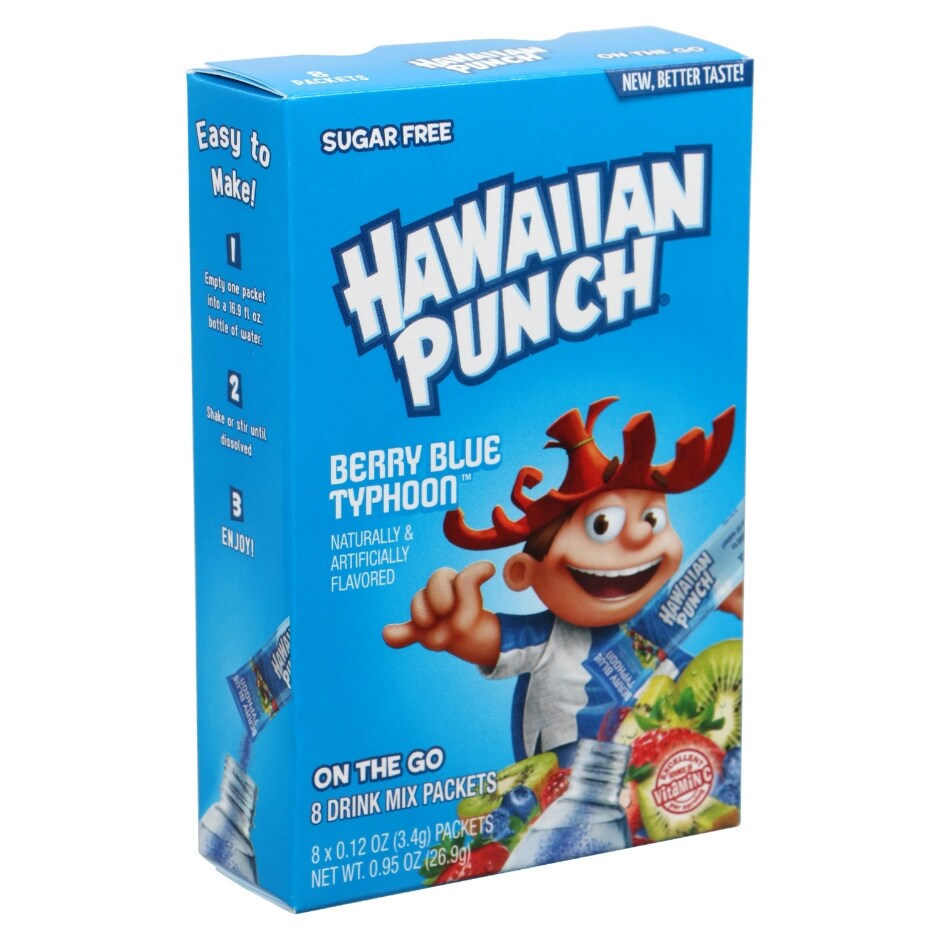 Hawaiian Punch SugarFree Berry Blue Singles to Go, 8 ct. Family Dollar