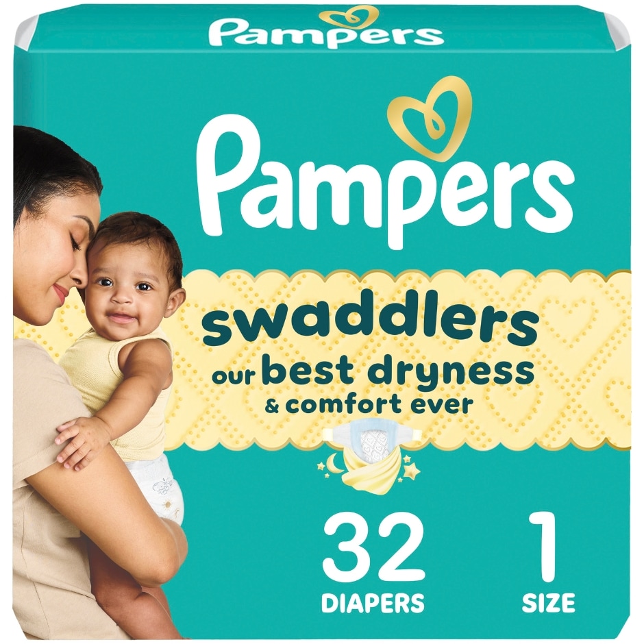 3000350Pampers Swaddlers Size 1 Diapers, 35 ct.