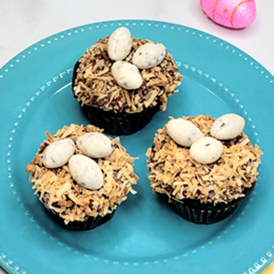 Easter Nest Cupcakes
