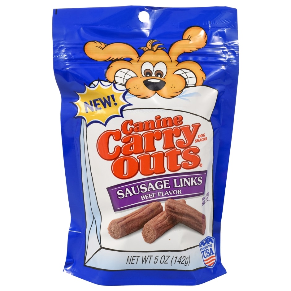 1100618Canine Carry Outs Sausage Links, 5 oz.