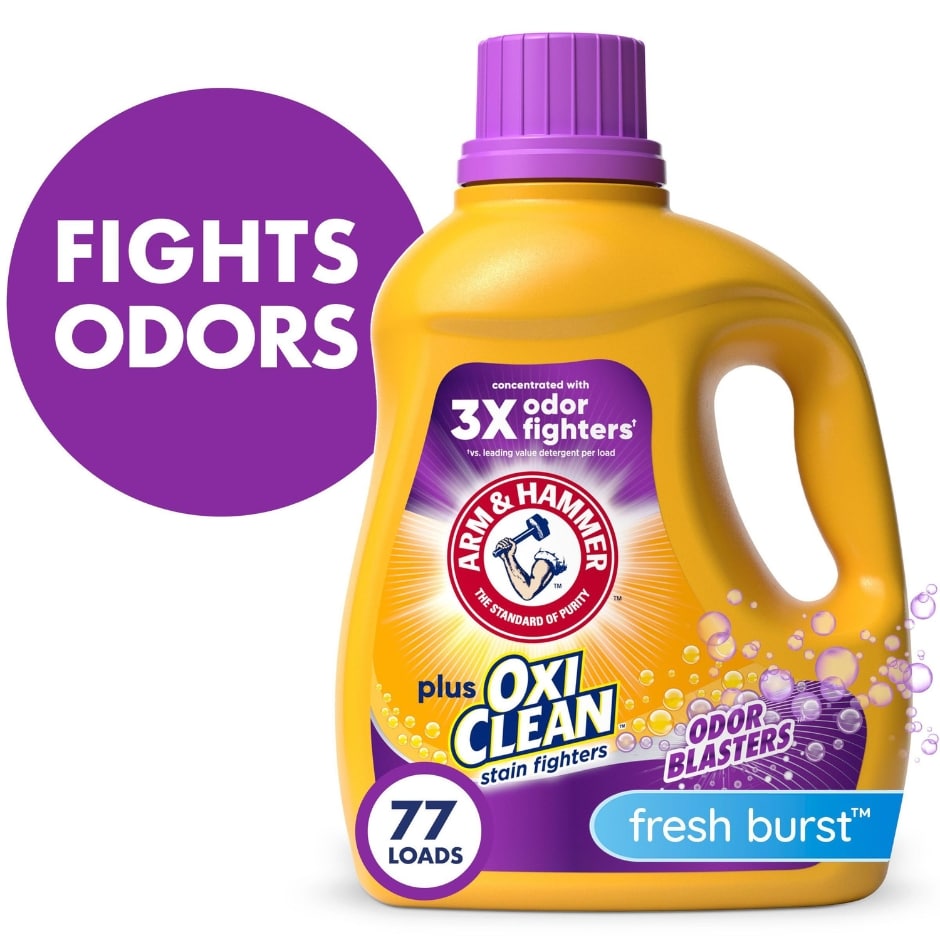 Arm & Hammer Plus OxiClean Odor Blasters Fresh Burst, 77 Loads Liquid
