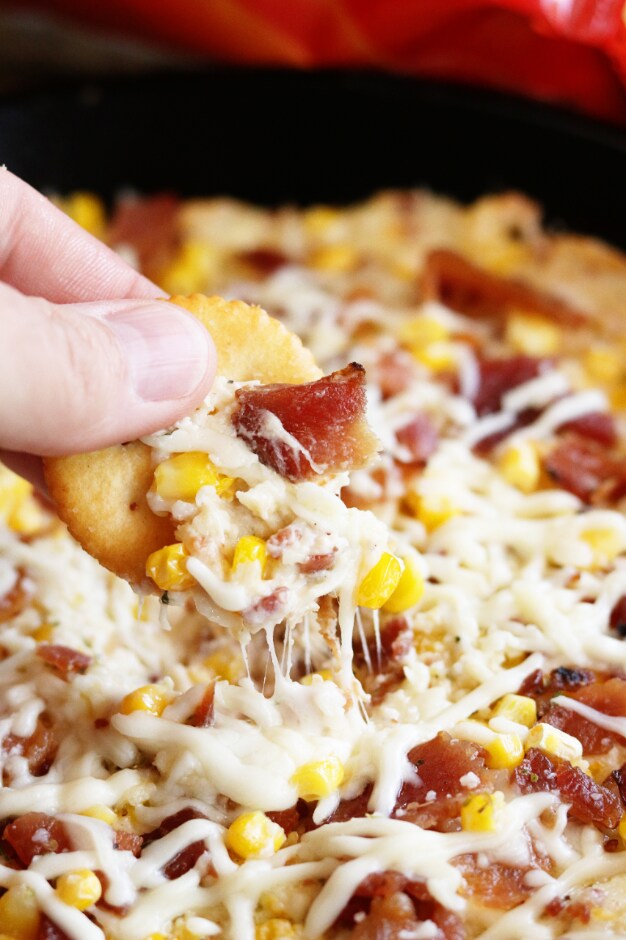 Cheesy Bacon Corn Dip