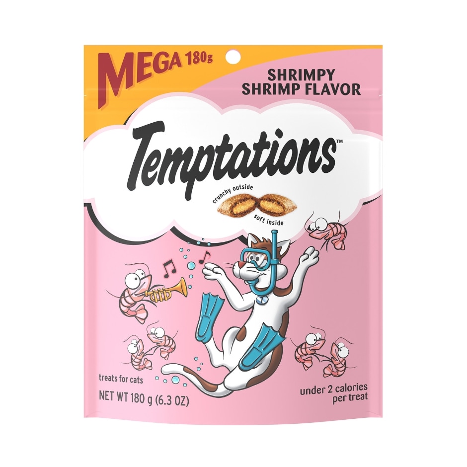 1199904Temptations ShrimpFlavor Cat Treats, 6.3 oz.