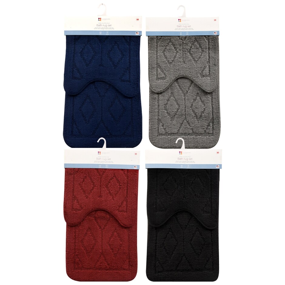 Interiors by Design Bath Rug Sets, 2 pc. Family Dollar
