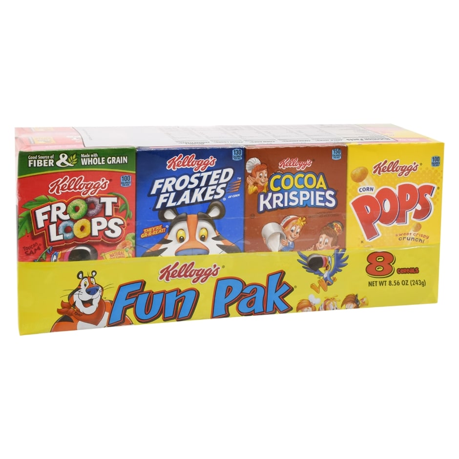 Kellogg's Fun Pack Variety Cereal, 8pack Family Dollar