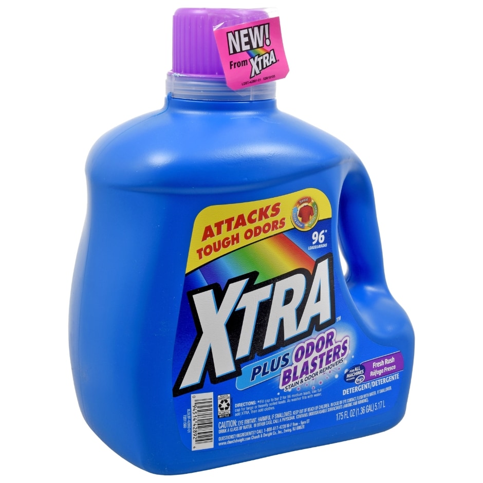 Xtra Fresh Rush Laundry Detergent, 175 oz.