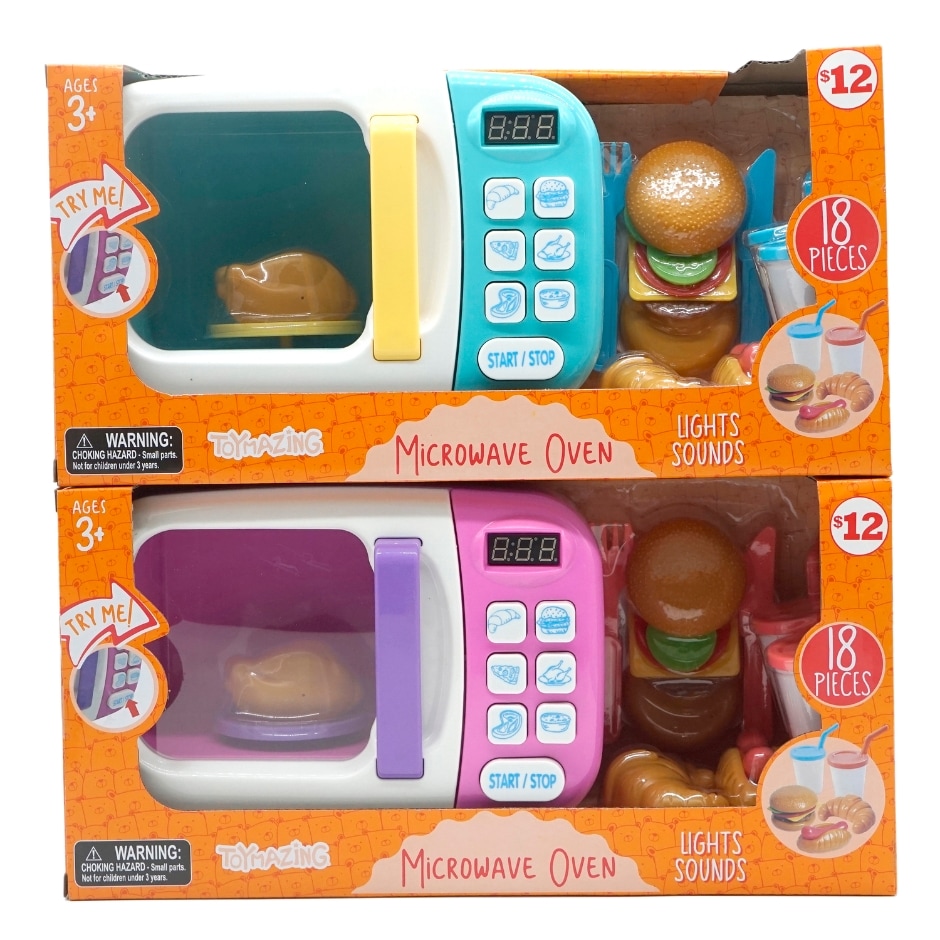 Toymazing Microwave Ovens with Lights & Sounds Family Dollar