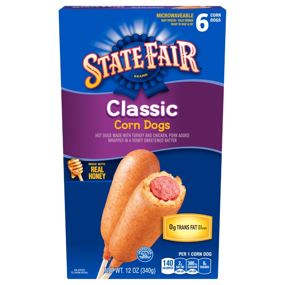 State Fair® Classic Corn Dogs, 6 Count (Frozen)