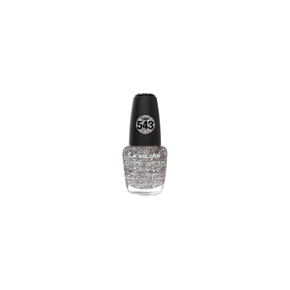 2002612L.A. Colors Color Craze Glitter Bomb Nail Polish, .44 oz.