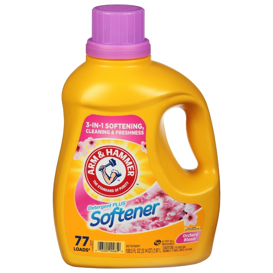 1499158Arm & Hammer Plus Softener Orchard Bloom Liquid Laundry Detergent, 131.25 fl.oz.
