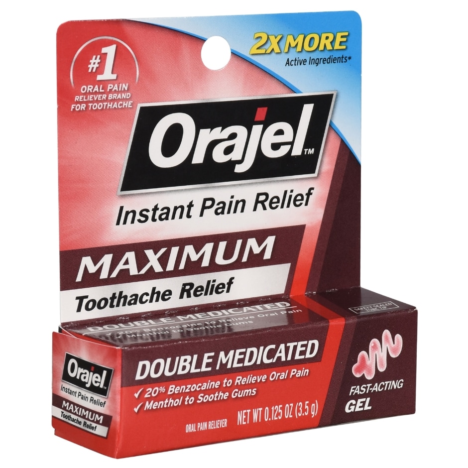 Oragel Orajel Maximum Strength Double Medicated