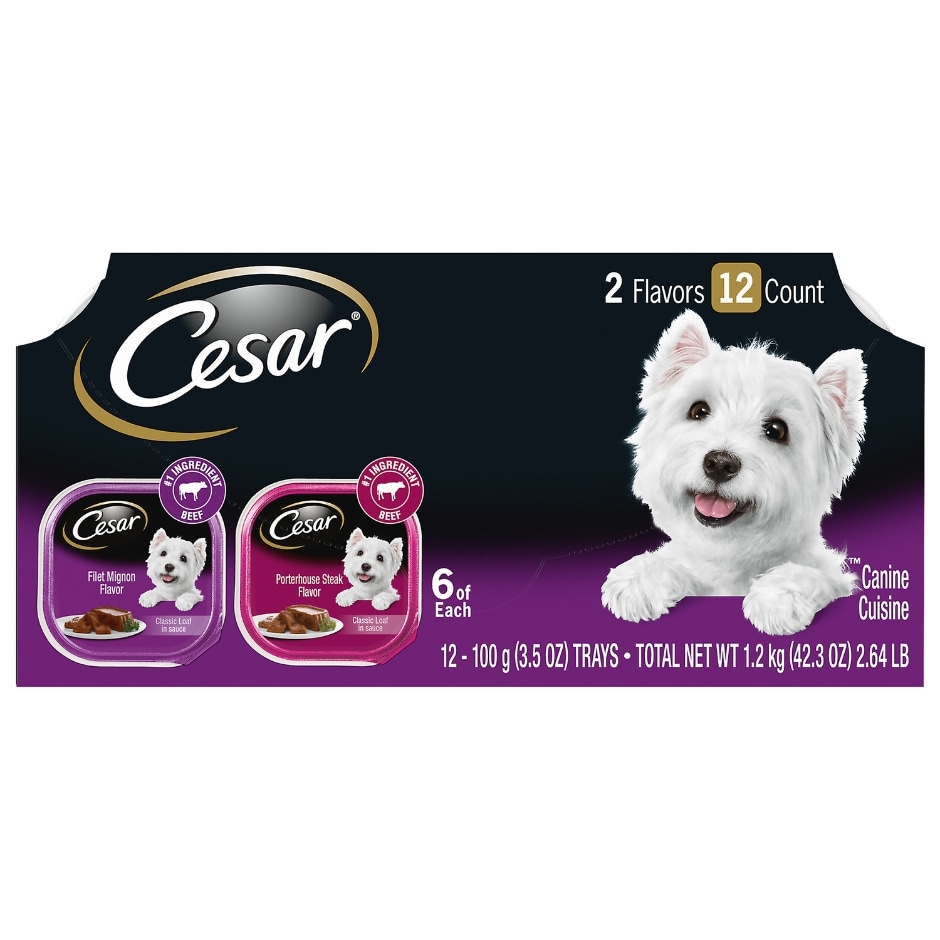 1100593Cesar Classics Beef Variety Packs, 12 ct.