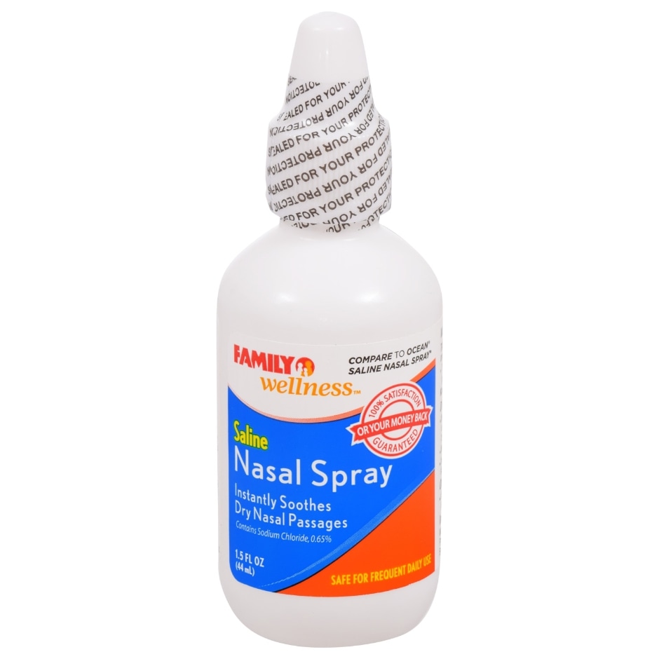 Family Wellness Saline Nasal Spray, 1.5 oz. Family Dollar