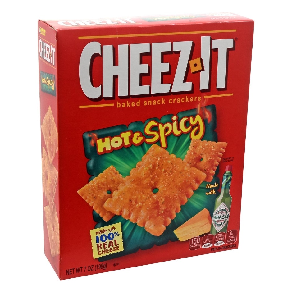 Cheez It Hot Spicy Crackers 7 Oz Family Dollar