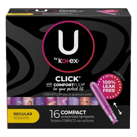 U By Kotex Click Regular Tampons 16 Ct Family Dollar U By Kotex Click Regular Tampons 16 Ct Family Dollar