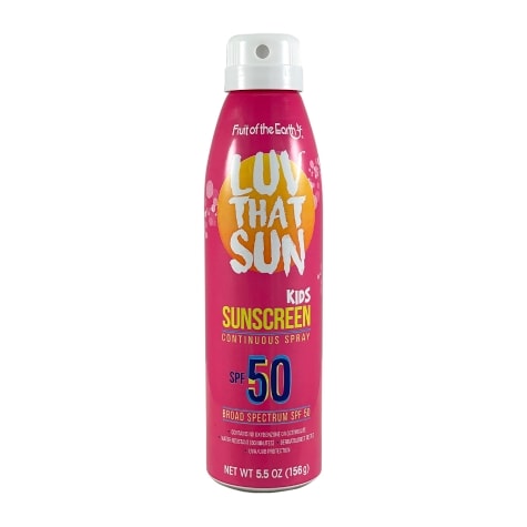 Laughlin Sunscreen LUV THAT SUN Kids Sunscreen Spray - SPF 50, 5.5 oz.