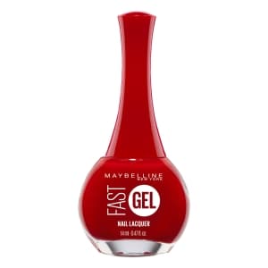 Maybelline New York Rebel Red Colored Fast Gel Nail Lacquer, 0.47