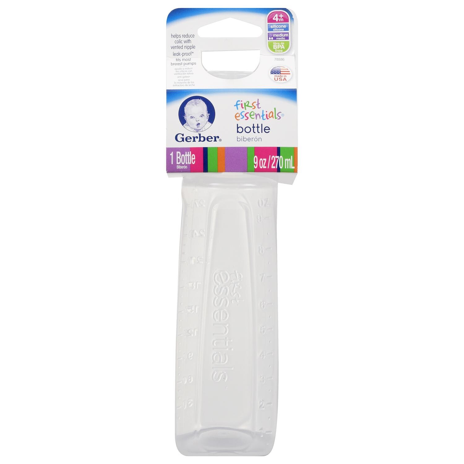 2 Pack - Colors May Vary #78845 Gerber Bottle 9 oz 