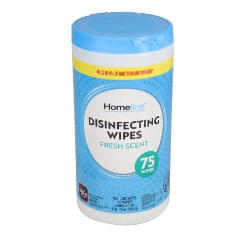 Homeline Spring Fresh Homeline Original-Scent Disinfecting Wipes, 75 ct.