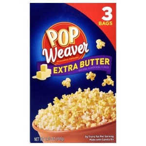 View Pop Weaver Extra-Butter Microwave Popcorn,