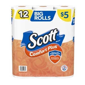 Scott Comfortplus Toilet Paper 12 Big Rolls Family Dollar
