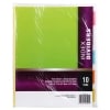 Unison Color Coded index Dividers, 10 ct. — Family Dollar