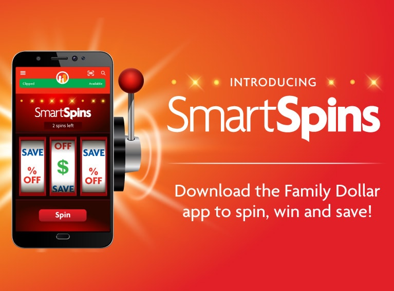 Family Dollar Smartspins In Smart Coupons App
