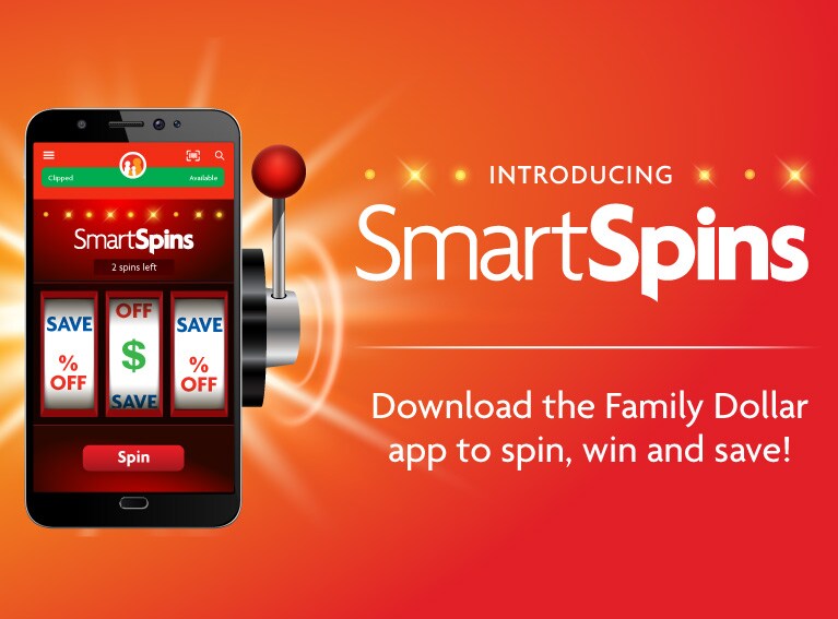 Family Dollar Smartspins In Smart Coupons App