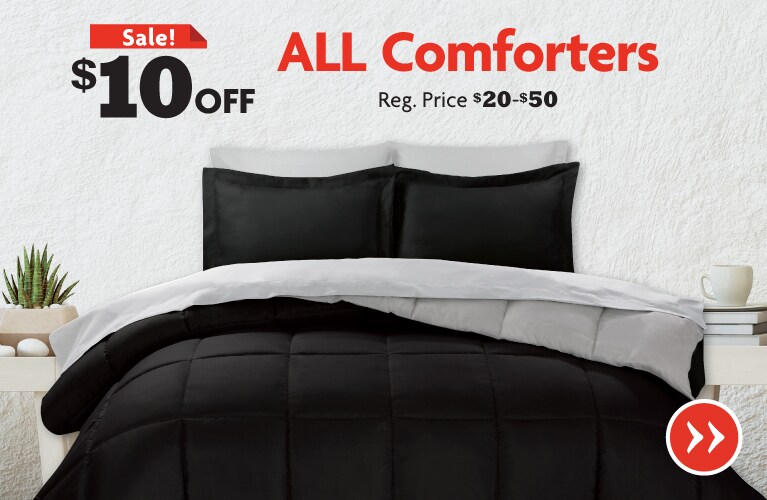 Save on All Comforters at Family Dollar