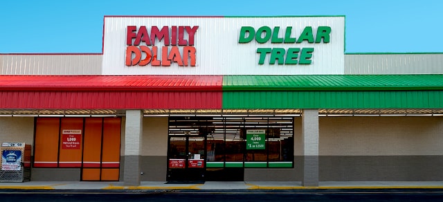 Family Dollar Store in Burlington, NC.